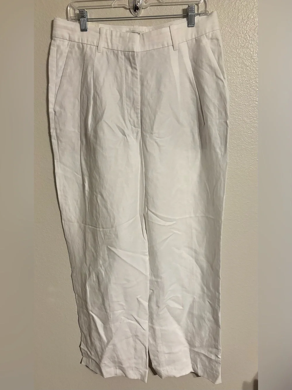 Aritzia The Effortless Linen Curve Fit Pant